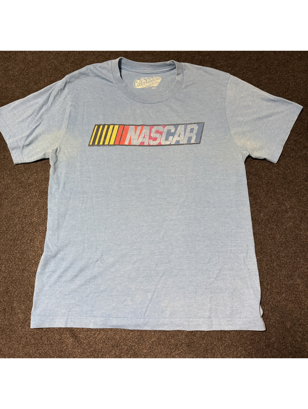 Old Navy NASCAR Collectabilites Graphic T-Shirt Light Blue Men's Size M